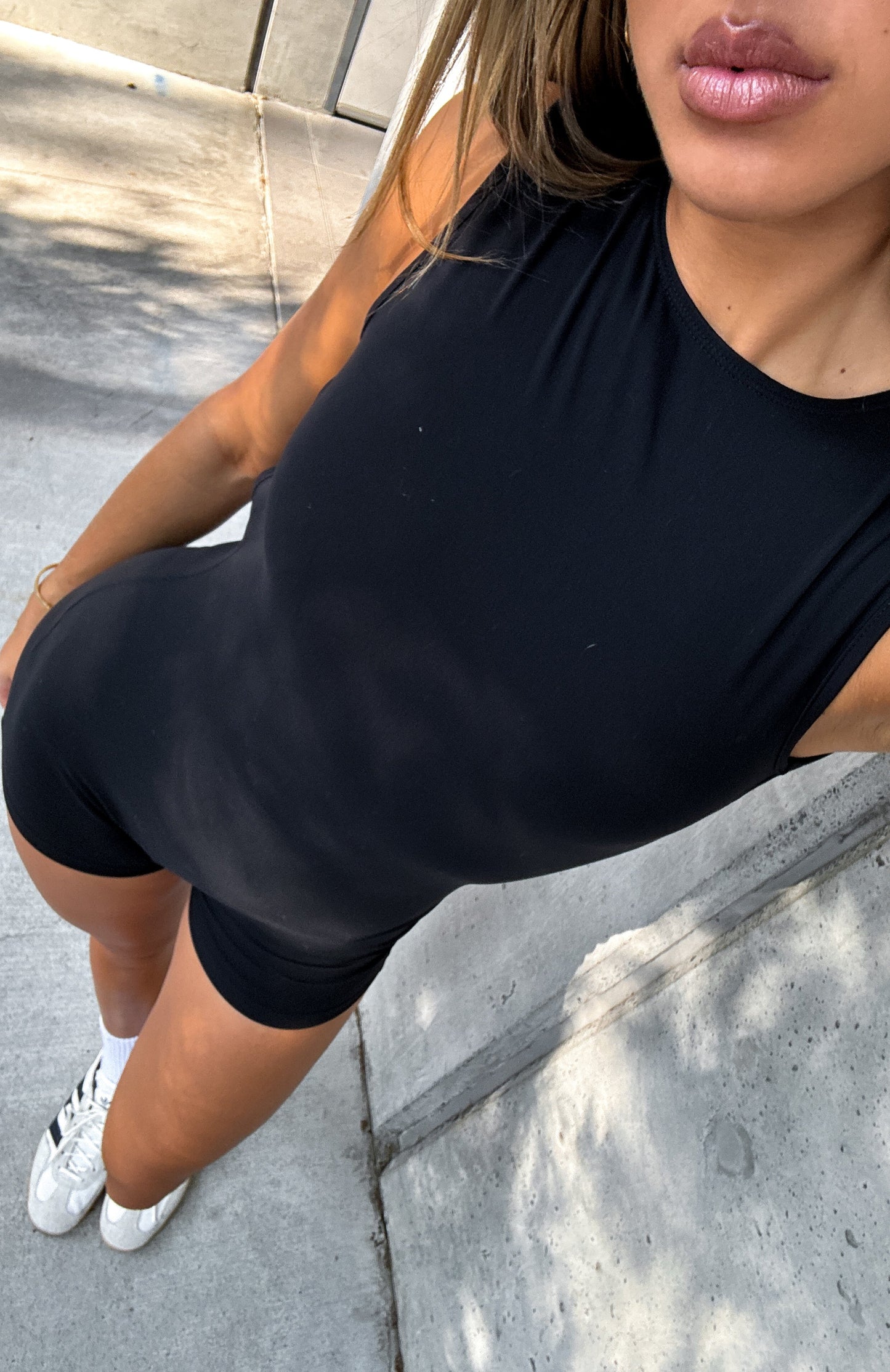 More Than Me Playsuit Black